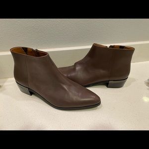 Chocolate Brown Coach low bootie